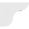 Ekena Millwork Standard Carmel Architectural Grade PVC Rafter Tail, 6"W x 10"H X 12"L RFTP06X10X12CAR - alternate 2